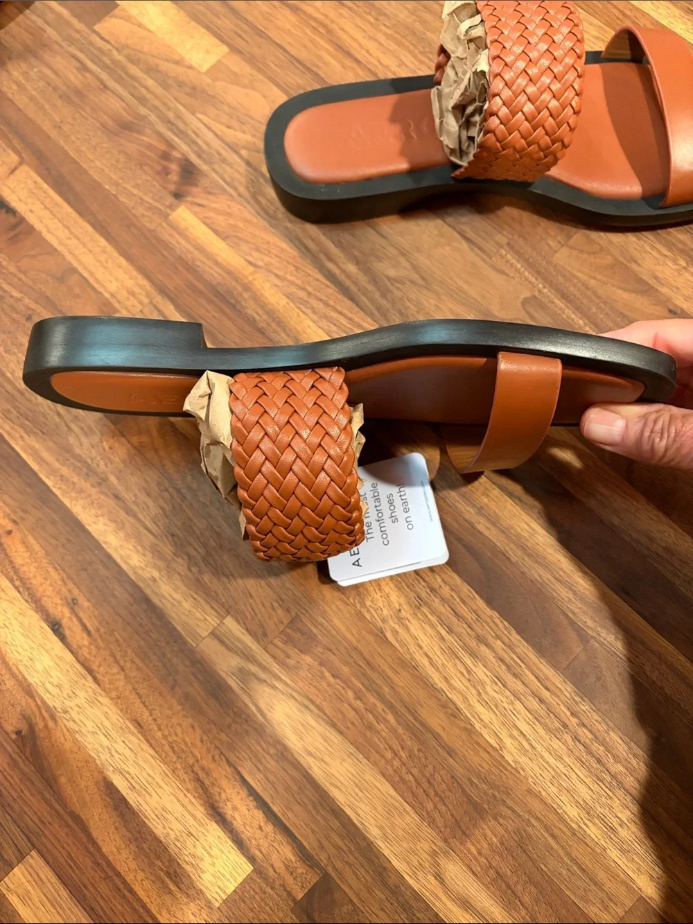 AEROSOLES St Luke’s sandals colorway gingerbread